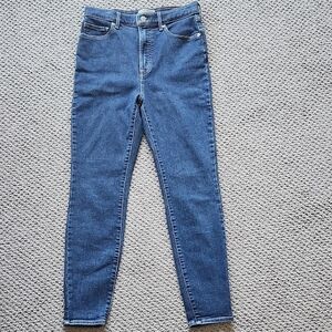 Everlane Women's Size 30R Zip Fly 5 Pocket Blue Jeans
